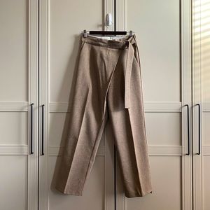 Crossover wool work trousers sz M